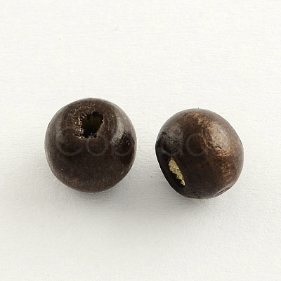 Dyed Natural Wood Beads X-WOOD-Q006-8mm-06-LF-1