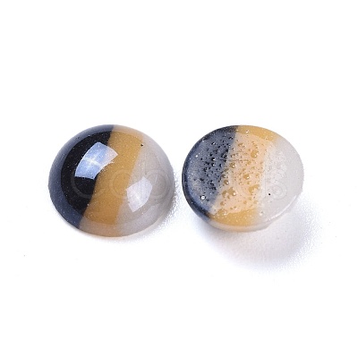 Opaque Glass Cabochons GGLA-S038-12H-8mm-1