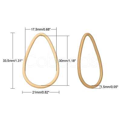 Smooth Surface Alloy Linking Ring PALLOY-S117-166B-1