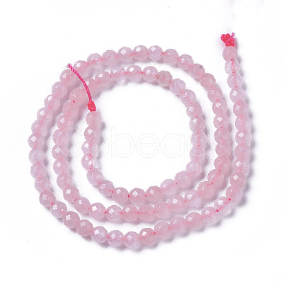 Natural Rose Quartz Beads Strands G-F596-20-4mm-1