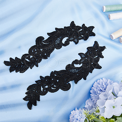 Flower Polyester Computerized Embroidery Sew on Ornament Accessories DIY-WH0308-462A-1