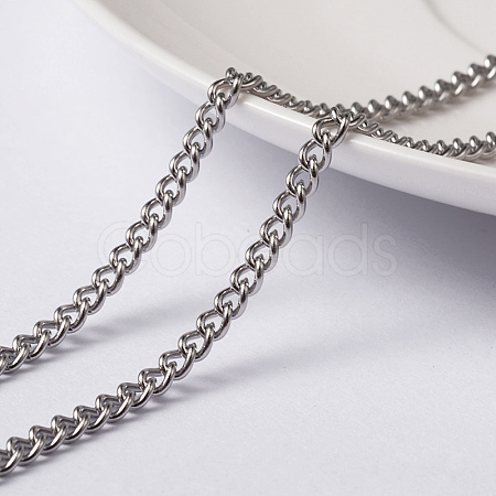 304 Stainless Steel Twisted Chains Curb Chains CHS-H007-38P-1