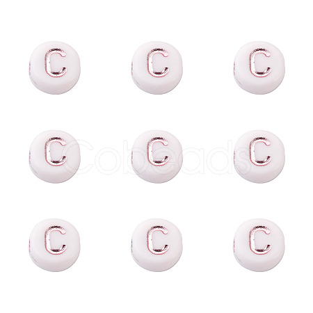 Plating Acrylic Beads PACR-CW0001-02B-1