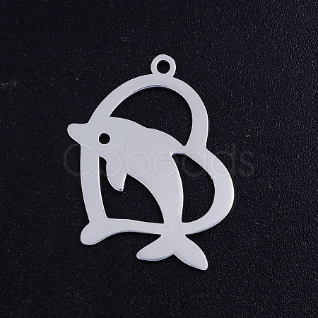 Non-Tarnish 201 Stainless Steel Pendants STAS-S105-JN371-1-1