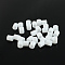 PE Fuse Beads, DIY Melty Beads, Tube, White, 5x5mm, Hole: 3mm, about 8000pcs/500g