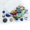 Mixed Shapes Glass Cabochons, Mosaic Tiles, for DIY Mosaic Art Crafts, Mixed Color, 13~50x7mm