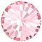 Preciosa&reg MAXIMA Crystal Round Stones, Czech Crystal, Dura Foiling, Round(431 11 615 Chaton), 70020 Light Rose, SS12/PP24(3~3.2mm)