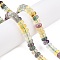 Natural Colorful Fluorite Beads Strands, Rondelle, 8x5mm, Hole: 1mm, about 41~44pcs/strand, 7.80~8''(19.8~20.5cm)