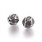 304 Stainless Steel Beads, Rondelle, Antique Silver, 9.5x10mm, Hole: 1.6mm