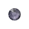 Preciosa&reg Crystal Hotfix Flatback Stones, Czech Crystal, Round(438 11 612 Chaton Rose VIVA 12 &reg), Amethyst, SS16(3.8~4mm)