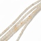 Natural Golden Silk Jade Beads Strands, Column, 4.3~5.6x2.3~2.5mm, Hole: 0.9mm, about 82~86pcs/strand, 14.96~17.71 inch(38~45cm)