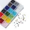 18 Colors Electroplate Glass Beads EGLA-X0006-03B-4mm-5