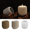 Column with Net Pattern DIY Candle Cups Silicone Molds DIY-G097-02-1