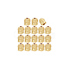 BENECREAT 18Pcs Alloy Bead PALLOY-BC0001-14-7