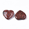 Natural Red Sesame Jasper Heart Love Stone G-S364-066-3