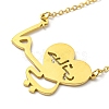 304 Stainless Steel Pendant Necklaces NJEW-Z025-08G-2