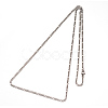 304 Stainless Steel Figaro Chains Necklaces NJEW-G310-02P-2