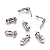 304 Stainless Steel Clip-On Earrings Findings STAS-Q185-01-4