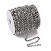 304 Stainless Steel Rolo Chains STAS-O076-16-4