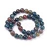 Natural Indian Agate Round Beads Strands G-N0120-06-10mm-2