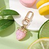 Acrylic Strawberry Pendant Decorations HJEW-JM02392-2