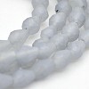 Pearl Luster Plated Faceted Teardrop Glass Beads Strands EGLA-J056-3x5mm-PL02-1