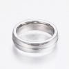 304 Stainless Steel Couple Rings RJEW-G082-05P-7