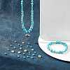 SUNNYCLUE DIY Synthetic Turquoise Beads Necklace Making Kit DIY-SC0018-05-5