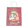 Christmas Theme Kraft Paper Bags ABAG-H104-D05-1