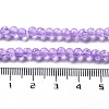 Spray Painted Crackle Glass Beads Strands X-CCG-Q002-4mm-04-3