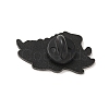 Black Alloy Brooches JEWB-R272-01D-3