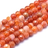 Natural Striped Agate/Banded Agate Beads X-G-J371-15-6mm-1