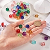  120Pcs 8 Colors Transparent Resin Beads RESI-TA0001-58-5