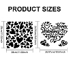 MAYJOYDIY US 1 Set Valentine's Day PET Hollow Out Drawing Painting Stencils DIY-MA0002-98-2