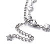 Tarnish Resistant 304 Stainless Steel Multi-Strand Anklets AJEW-AN00322-3