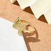 Butterfly Cuff Rings RJEW-G337-12G-3