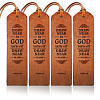Quote Draw Near To God Cowhide Leather Labels AJEW-WH0386-0004-1