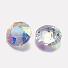 Faceted Glass Rhinestone Charms RGLA-F051-12mm-001AB-2