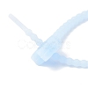 Luminous Silicone Cable Zip Ties AJEW-P104-01D-4