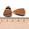 Resin & Wood Pendants WOOD-S061-02N-3