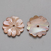 Natural Pink Shell Beads SSHEL-R044-01-2