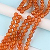 Natural Carnelian Beads Strands X-G-G0003-C06-3