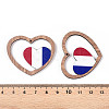 French Theme Printed Wood Pendants WOOD-N016-12-3