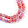 Synthetic Moonstone Beads Strands G-S283-10mm-17A-2