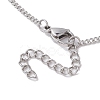 Non-Tarnish 3Pcs 3 Styles 304 Stainless Steel Macrame Pouch Necklace Makings NJEW-JN04902-02-6