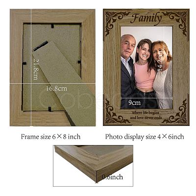 Natural Wood Photo Frames AJEW-WH0292-058-1