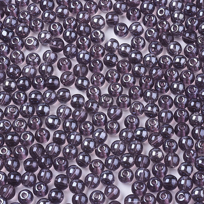 Transparent Glass Beads SEED-S040-08A-06-1