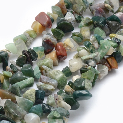 Natural Indian Agate Beads Strands G-P332-13-1