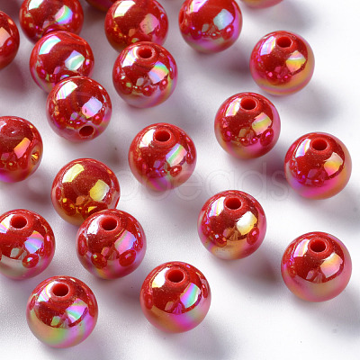 Opaque Acrylic Beads X-MACR-S370-D12mm-A14-1