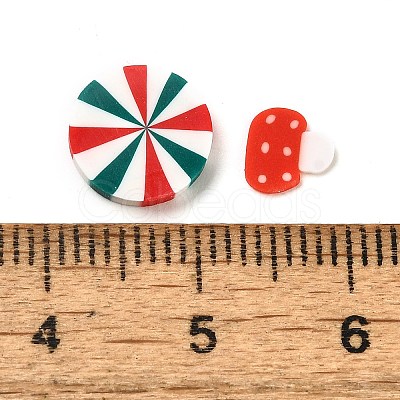 Christmas Theme Handmade Polymer Clay Cabochons CLAY-Q004-02A-1